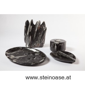 FOTOS + INFO Fossilien - Steinschalen & Skulpturen